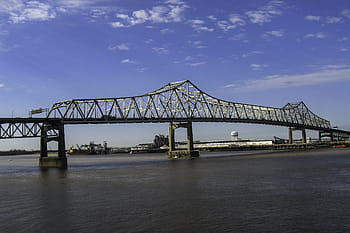 stor, bro, mund, stafetten, rouge, mississippi, baton rouge, louisiana, arkitektur, baton rouge, fotos, Louisiana