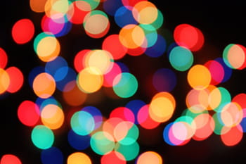 ボケポトグラフィー、 色、 休日、 ライト、 クリスマスツリー、 ブルー、 レッド、 グリーン、 ピンク、 ペインティング、 カラー