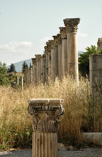 Ruins, Ephesus, Greek, City, remains, greek city, asia minor, temple, pierre, columns, history