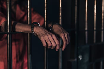 φυλακή, μπαρ, φυλακισμένο, δικαιοσύνη, σύλληψη, τιμωρία, νόμος, εγκληματίας, ασφάλεια, σκοτάδι, χέρια