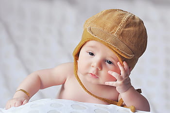 young, baby, wearing, hat, people, boy, child, children, family, kid, kids