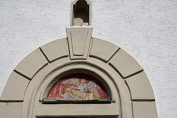 kaple, dveře, nendingen, tuttlingen, Bůh, víra, zeď, maria, Německo, vstup, kostel