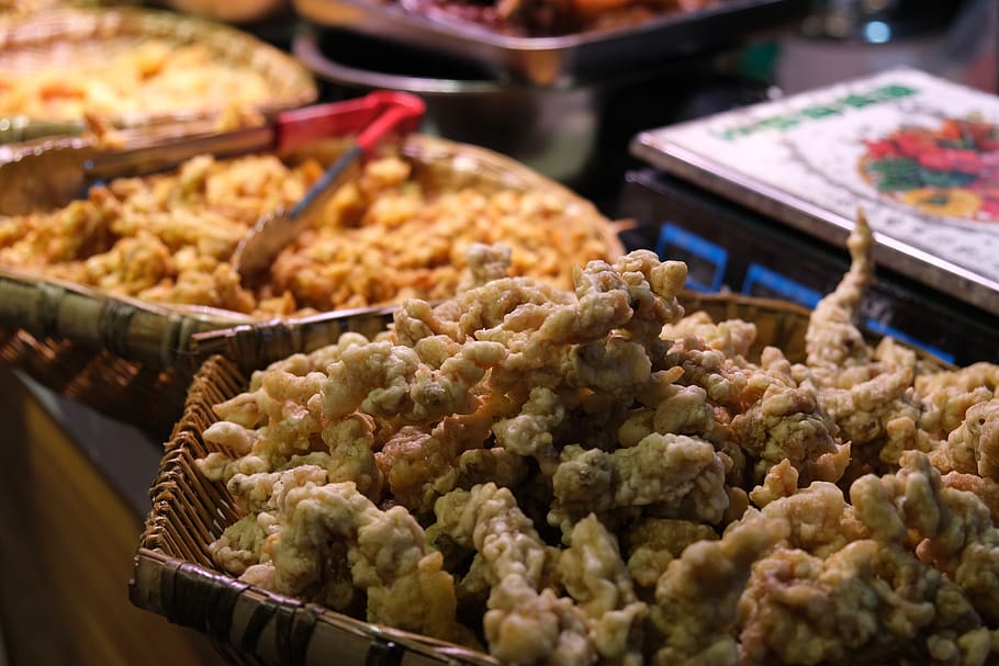 comida, carne frita, carne
