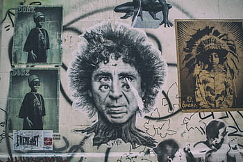 captured, Street art, Shoreditch, urban, graffiti, visual Art, people, concepts And Ideas, arts And Entertainment, human body part, portrait