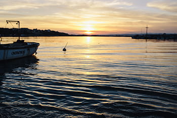 mar, puesta de sol, océano, agua, romántico, cielo, paisaje acuático, colorido, hora dorada, paisaje, costa afuera