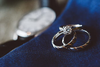 svatba, prsteny, bokeh, manželství, milovat, štěstí, návrh, šperky, diamant, hodinky