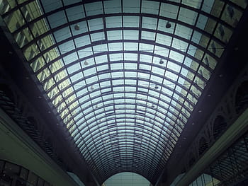 bílý, Černá, kopule budovy, strukturální, fotografie, sklenka, střecha, budova, infrastruktura, strop, architektura