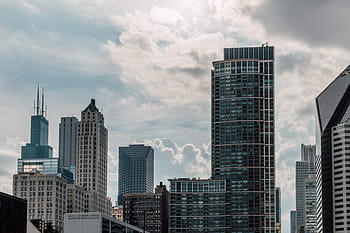 high-rise, building, architecture, infrastructure, sky, skyscraper, tower, skyline, city, urban, clouds