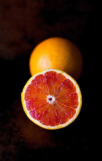 červený pomeranč, citrus, ovoce, minimalistický, oranžový, Červené, zjednodušující, citrusové ovoce, jídlo, svěžest, zralý