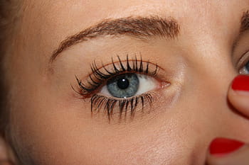 women, black, false, eyelashes, woman, eye, face, melted, make up, head, human