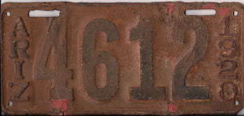 arizona, plate, driver, sign, travel, vehicle, 66, auto, transportation, road, antique