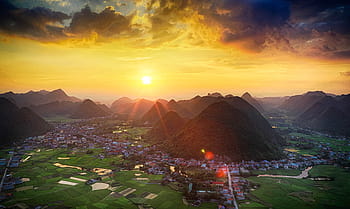 vietnam, landscape photo, binh minh, landscape of vietnam