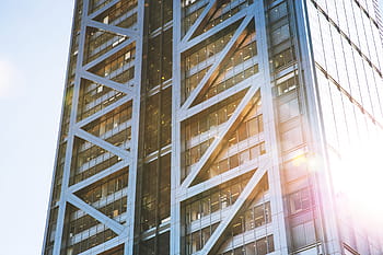 skyscraper, captured, sunset, city, london, financial, district, City of London, financial district, architecture, building