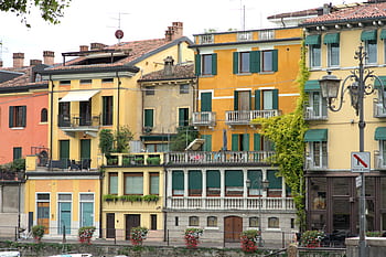 Peschiera, ทะเลเมดิเตอร์เรเนียน, การ์ดา, อิตาลี, วันหยุดพักผ่อน, การท่องเที่ยว, ถนน, เมือง, การจราจร, พาหนะ