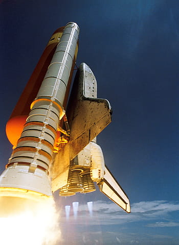 béžový, šedá, raketa, téměř, zahájení, raketoplán, Start, objev, kosmický přístav, mys canaveral, technologie