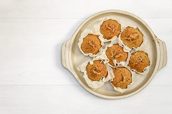 košíček, muffin, jídlo, chléb, dort, upéct