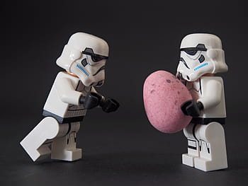 iki, star, savaşlar, stormtrooper, oyuncak, rakamlar, Paskalya, Yumurta, Lego, hediye, mevcut