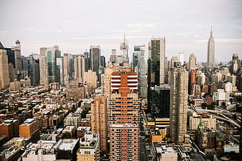high-rise, buildings, daytime, assorted, skyline, cityscape, architecture, city, urban, New York, NYC