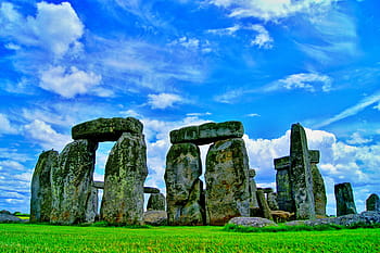 landscape photograph, stonehenge, england, monument, stone, circle, architecture, druid, celts