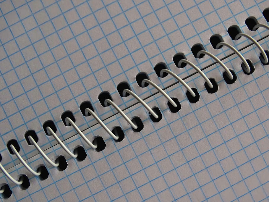 problém, spirála notebook, spirála, Učit se, poznámky, oboustranný