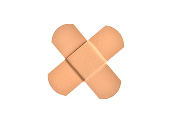 two, bandages, bandage, first-aid, medical, hurt, pain, treatment, medicine, injury, wound
