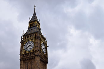architecture, building, infrastructure, structure, tower, clock, time, clouds, sky