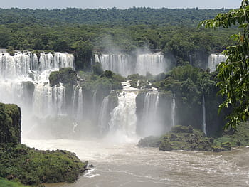 vodopády krajiny, iguazu, Brazílie, padá, Příroda, Amerika, cestovat, tropický, iguacu, řeka, jižní