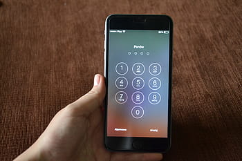 osoba, hospodářství, prostor, šedá, Iphone 6, iphone, jablko, telefon, mobilní telefon, buňka, elektronika