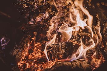 bonfire, fire, flame, light, firewood, charcoal, ash, heat, campfire, water, fire - Natural Phenomenon