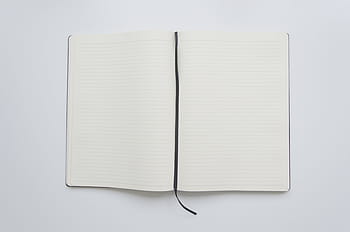 opened, white, book, surface, notebook, open book, open, paper, page, education, blank