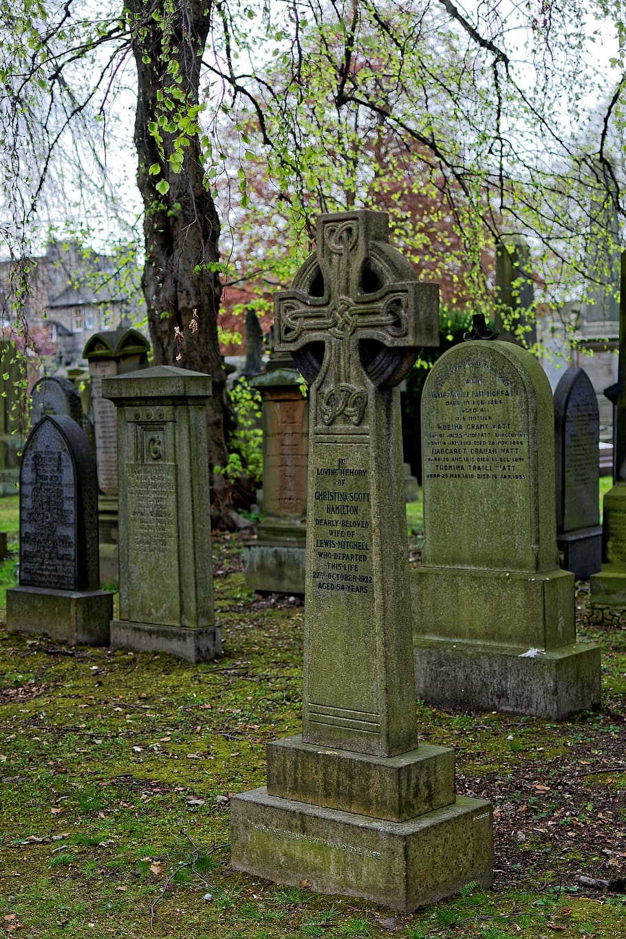 Dean, Garden, Cemetery, Edinburgh, dean's, garden, cemetery, scotland, united kingdom, mysticism, old cemetery, cross
