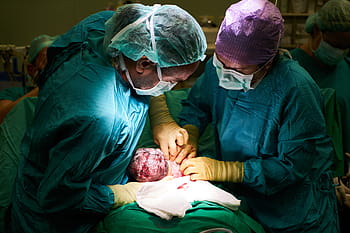 chirurgická operace, nemocnice, doktor, úkon, zdravotní sestřička, týmová práce, práce, zelená, klinický, nouzový, čistý