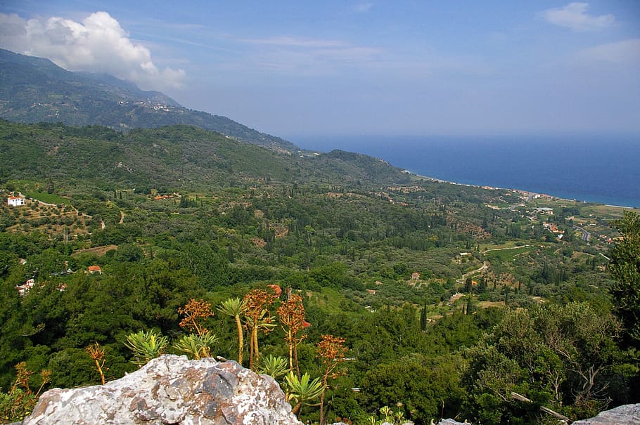 samos, island, greece, sea, sea view, holiday, summer, water, view, hiking, sun