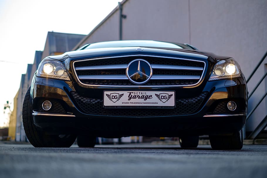 black mercedes-benz car, Car, Mercedes, Cls, Auto, Transport, mercedes, cls, auto, transport, design, transportation, luxury