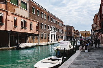 美しい、 カラフルなムラノ島、 ムラーノ島、 島、 イタリア、 水、 休暇、 建築、 建物、 都市、 ヨーロッパ