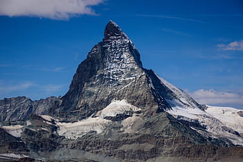 matterhorn, switzerland, alpine, zermatt, glacier, snow, swiss alps, landscape, valais, mountains, series 4000