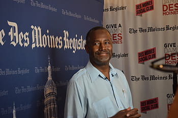 Ben carson, volby 2016, kandidáta na prezidenta, americký, neurochirurga, usa, tisková konference, rozhovor
