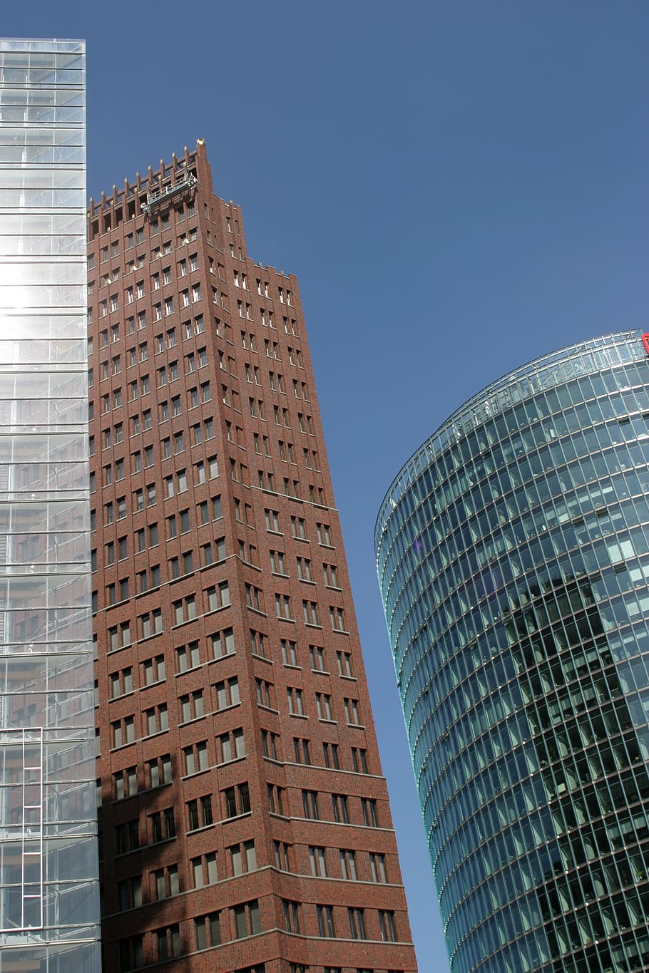 Německo, Berlín, mrakodrap, hotel, hlavní město, městský