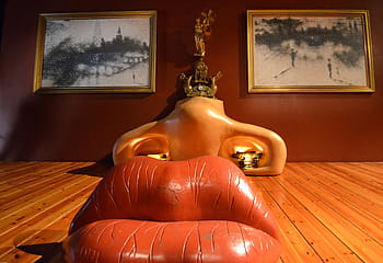 muzeum dali, figueres, pusa, rty, tvář, nos, Španělsko, Salvador dali