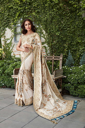woman, brown, floral, sari, traditional, dress, buy sarees online in india, buy online sarees, banarasi saree online in india, party wear sarees, wedding sarees