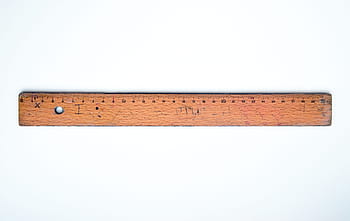 hnědé dřevěné pravítko, pravítko, pravítko školy, opatření, škola, měření, milimetr, centimetr, vinobraní, starý, dřevo