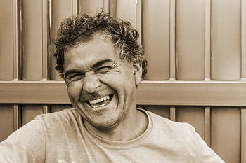 laughing man, smile, man, worker, vertical, laughter, happy, face