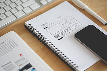 web design layout sketch, Web Design, Layout, Sketch, uX, art and Design, business, technology, computer, desk, table