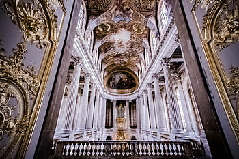 Versailles, Palace, France, Paris, versailles, palace, building, architecture, history, built structure, architectural column, indoors