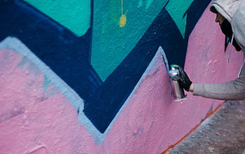 people, man, graffiti, paint, art, wall, street, spray, colors, design