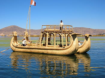 lake titicaca, pot indigeno uru, bolivia