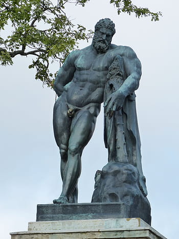socha davida, postava, socha, sochařství, muž, umění, tělo, park, Rusko, sankt petersburg, Herkules
