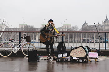 man, street, playing, music, people, woman, gig, sound, song, sing, mic