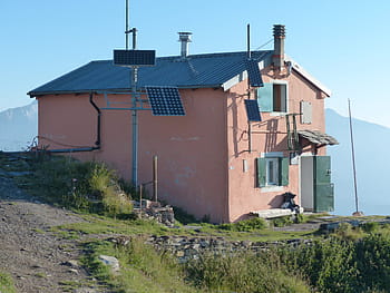 rifugio sanremo, cima della valletta, horská chata, cai, pobyt, jíst, turistika, túra, spát, kámen, pěší túra