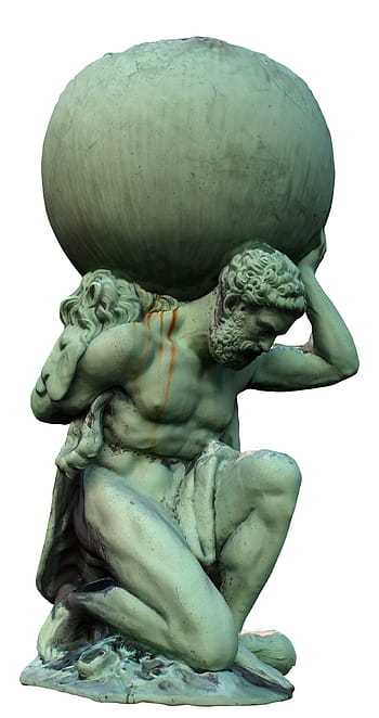 atlas betonová socha, atlas, sochařství, mýtus, historický, památník, muž, socha, mytologie, klasický, starověké